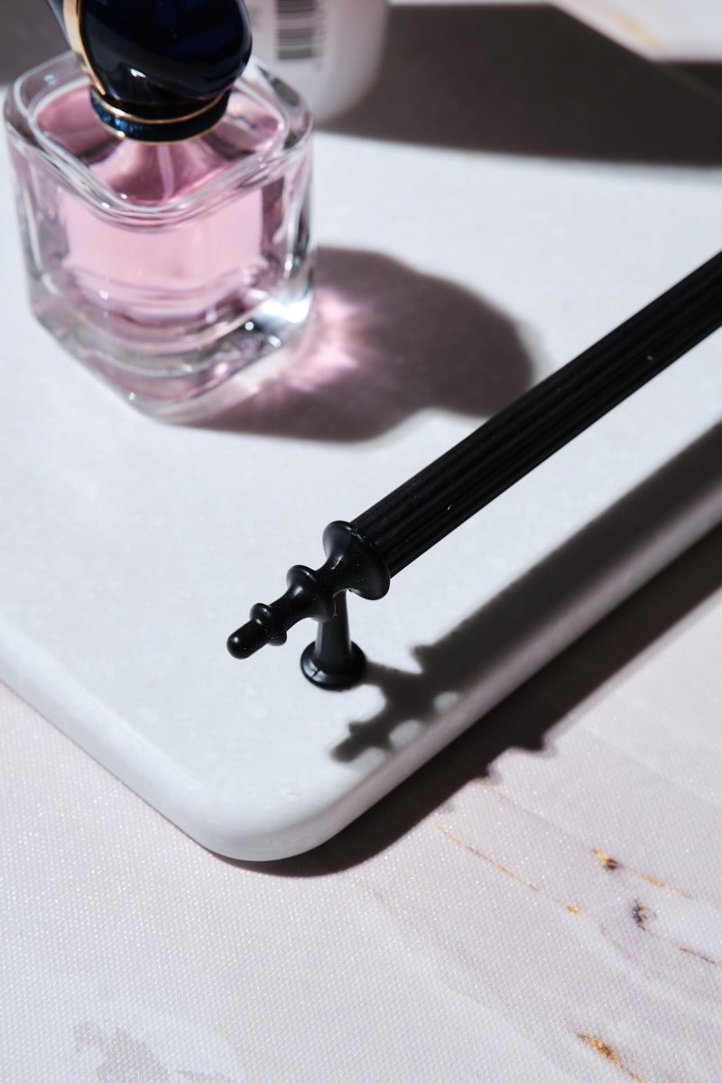 Mermer Doku Siyah Kulplu Sunum Tepsisi