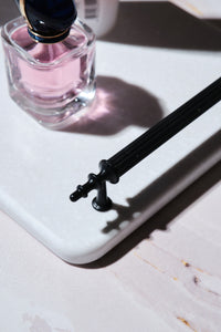 Mermer Doku Siyah Kulplu Sunum Tepsisi