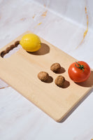 Doğal Doku Saplı Ceviz Kesim Tahtası