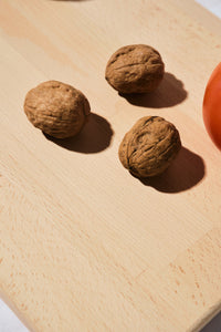 Doğal Doku Saplı Ceviz Kesim Tahtası