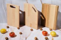 Doğal Doku Saplı Ceviz Kesim Tahtası